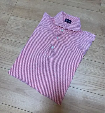 돌모어(Drumohr) 보더 피케 셔츠 이탈리아제