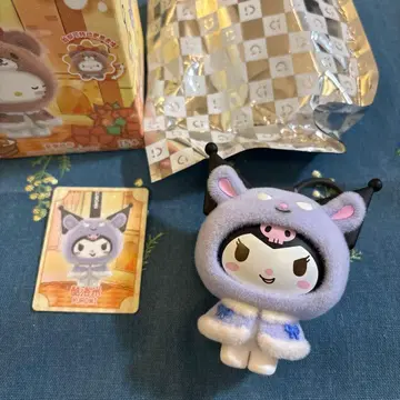 산리오 쿠로미 페이스 체인지 마스코트 miniso