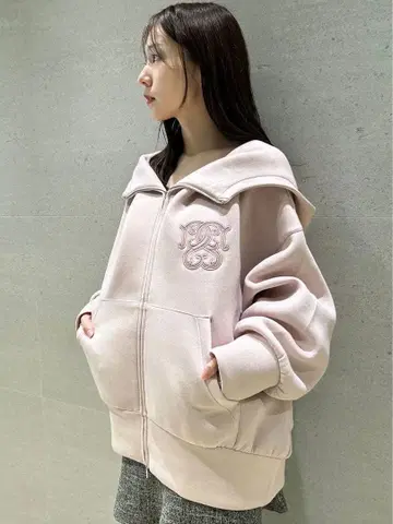 snidel 볼륨 후드티 핑크 스나이델 PNK 핑크 새상품급