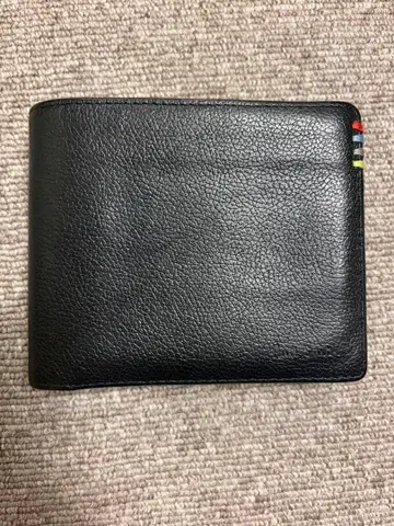 폴스미스 블랙 접이식 지갑 스카이블루 내부