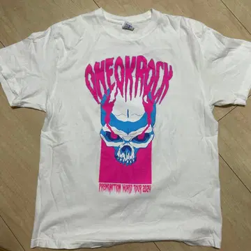 ONE OK ROCK 2024 월드투어 화이트 T셔츠 L