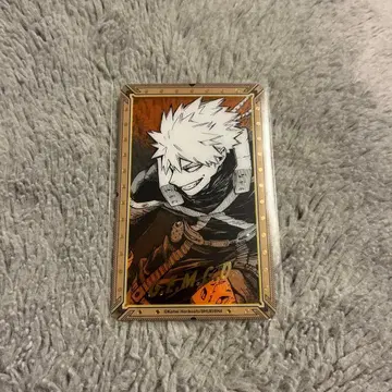 나의 히어로 아카데미아 히로아카 원화전 바쿠고 카츠키 금박 클리어 카드