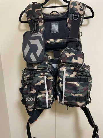 DAIWA 카모플라쥬 낚시용 조끼