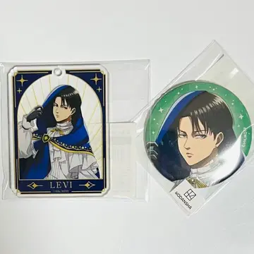 진격의 거인 리바이 마루쿠지 별하늘의 마법사 아크릴 키링 캔뱃지
