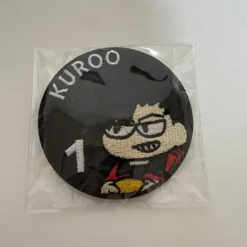 하이큐 쿠로오 테츠로 지로리 자수 캔뱃지