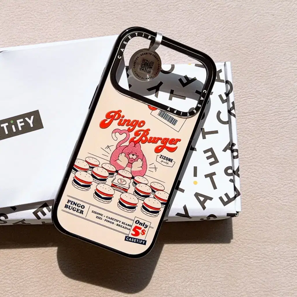 Casetify Maison Kitsuné iPhone 17 Pro on Bunjang Global Site.