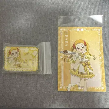 프리큐어 카스가노 우라라 큐어 레모네이드 2세트 아크릴 네임 스이파라