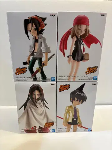 샤먼킹 아사쿠라 요 아사쿠라 안나 타오 렌 하오 피규어