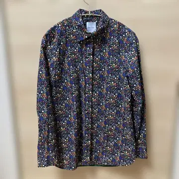 폴스미스 블라우스 꽃무늬 다크 네이비