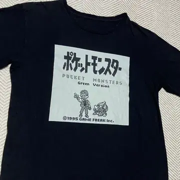 레어 한정품 포켓몬 20주년 도트 그림 컬렉션 티셔츠 이상해씨