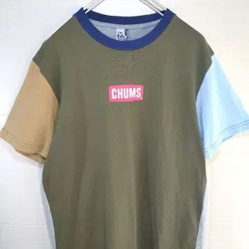 CHUMS 참스 T셔츠 센터 로고