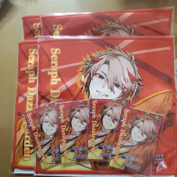 니지산지 댄스부 DDR 복권 세라프 아크릴 카드 타월