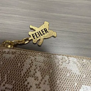 FIELDER 레이스 파우치 베이지