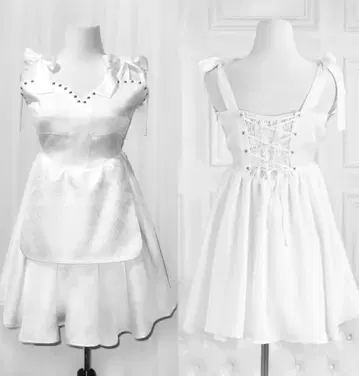 DimMoire 절 메이드 드레스 [ White ]