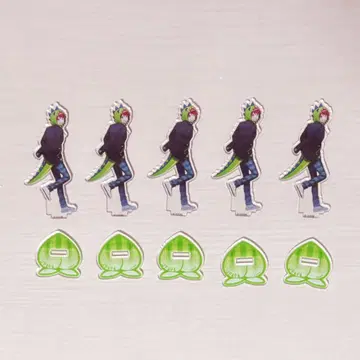 컬러풀피치 카라피치 패밀리마트 아크릴 스탠드 등신 쟈파파