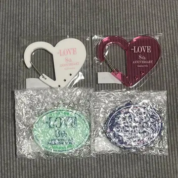 이코러브 8주년 투어 프리미엄 혜택 굿즈 카라비너 러버 거울 세트