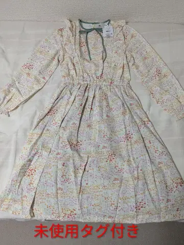 [ Fint ] 플라워 정원 패턴 원피스 (IVORY)