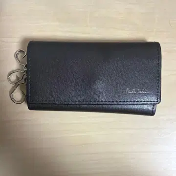 폴스미스 다크 브라운 합성 피혁 키케이스