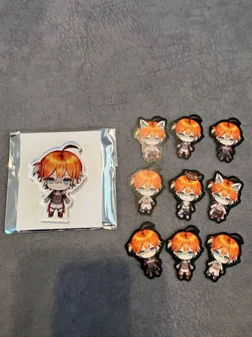 악마 고양이 스스로 세우는 인형 아크릴 플레이크 쉴드 인형 컬렉션 테디