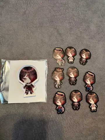 악마고양이 스스로 세우는 인형 아크릴 플래이크 쉴드 인형 컬렉션 유한