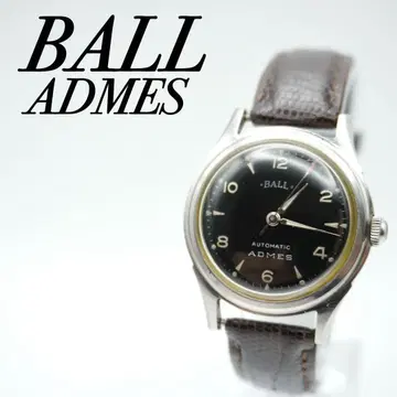 BALL ADMES 자동 와인딩 빈티지 블랙 다이얼 작동품 고품질
