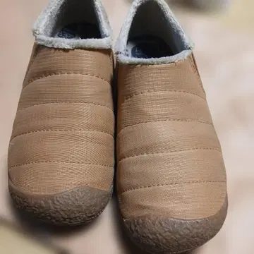 keen 베이지 슬립온 신발 플리스 안감
