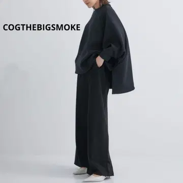 COGTHEBIGSMOKE DAISY TOP 스퀘어 헴 맨투맨