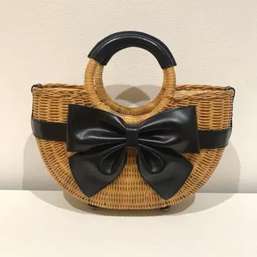 바스켓백 00s 히메갸루 히메캐주얼 모리걸 페어리 그런지 리본백