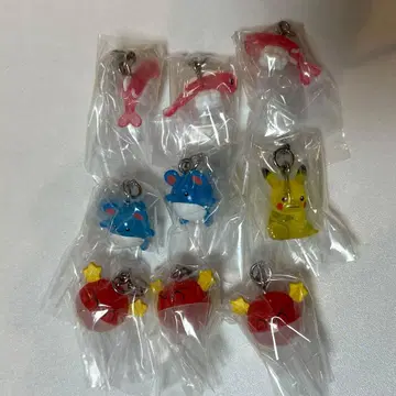 포켓몬 메지루시 액세서리 2 피카츄 마릴 등 9개 묶음 판매