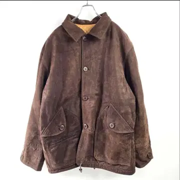 이탈리아제 스웨이드 가죽 자켓 VERAPELLE 인증 로덴 크로스 빈티지