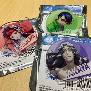 페르소나 3 리로드 난자타운 네임 배지 스트레가 타카야 진 치도리