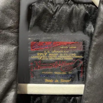 H.G. Grant Co. 블랙 가죽 코트