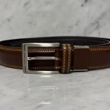 새상품급 Hush Puppies 허시파피 벨트 브라운 스티치