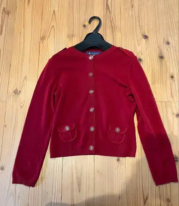 M'S GRACY 빨간색 가디건 38(M 사이즈)
