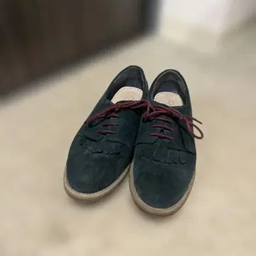 Clarks 클락스 다크 그린 스웨이드 모카신