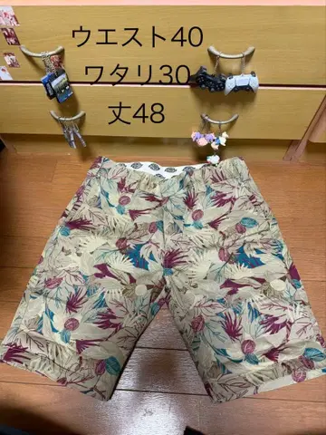 Dickies 디키즈 트로피컬 리프 무늬 숏팬츠 사이즈 32