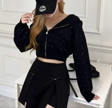 ROYAL PARTY 프티 비쥬 니트 후드티