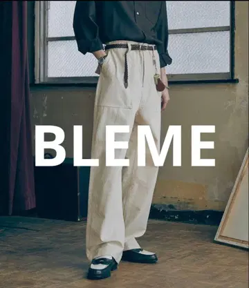 새상품급 Bleme 밀리터리 와이드 베이커 팬츠/퍼티그 팬츠