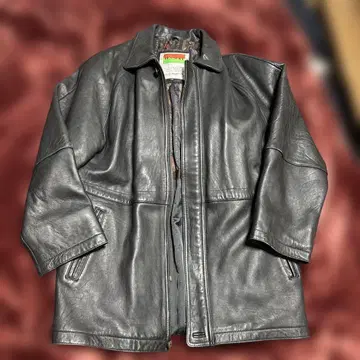 레어 90s 빈티지 양가죽 코트 구제 의류 천연 가죽 아메카지 Y2K