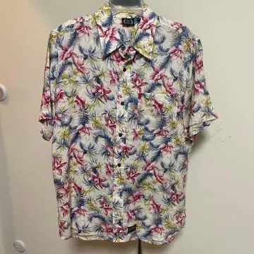 플라워 프린트 반팔 하와이안 셔츠 430 fourthirty