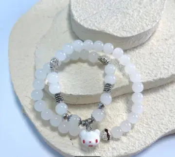 그루미 팔찌 화이트 액세서리 굿즈 패션 소품