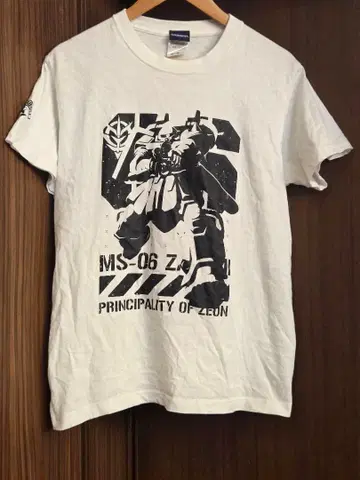 기동전사 건담 썬더볼트판 자쿠 셔츠 화이트 M COSPA