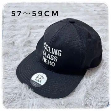 기나시 사이클 캡 남성용 여성용 KINASHI CYCLE 블랙 모자