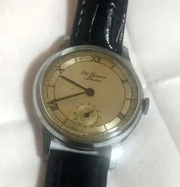 J. W.벤슨 수동 와인딩 시계 영국제 앤티크 OH 완료