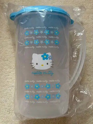 헬로키티 꽃 키티 피처 보리차 포트 헤이세이 레트로