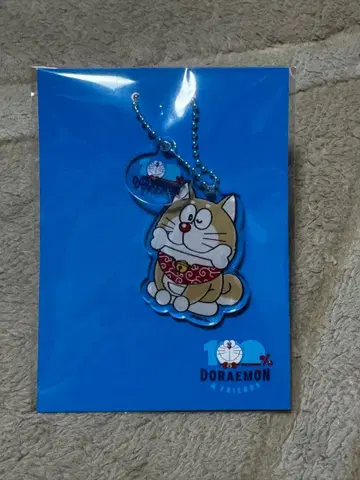 100% 도라에몽 & 프렌즈 시바견 도라 아크릴 2단 키링 도쿄 회장