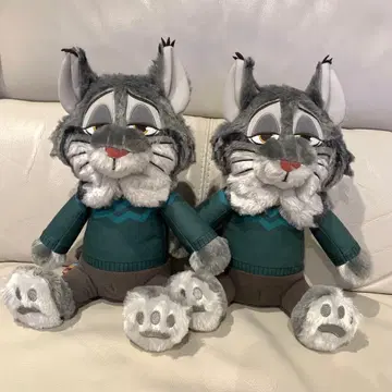 [새상품] 파우버트 L 봉제 인형 2체 세트 주토피아2 야마다 료스케