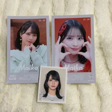 =LOVE 이코러브 사사키 마이카 미니 포토 카드 id 세트