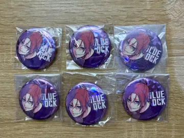 블루 록 Anique 홀로그램 캔뱃지 미카게 레오 6개
