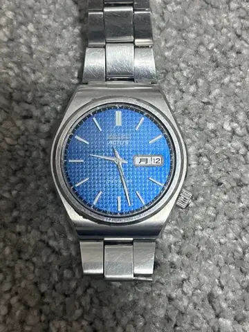 레어 세이코 액타스 실버 웨이브 남성용 손목시계